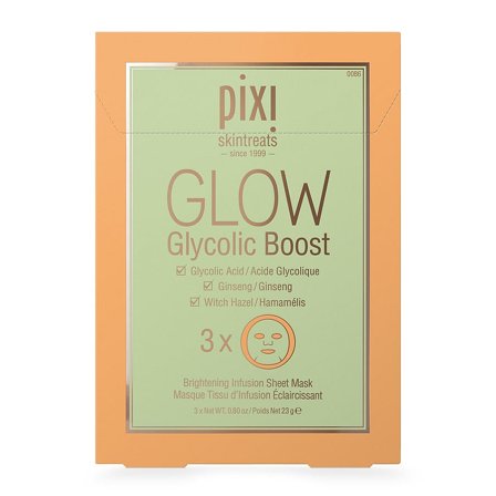 Pixi Glow Glycolic Boost 70 g, Skincare, Masker, Sheet Masker