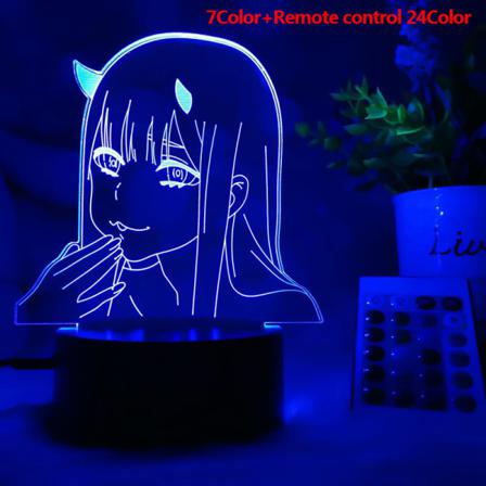 Anime Darling I Franxx Zero Two Anime 3d Led Decor Lamp Fi