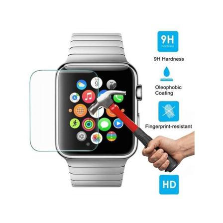 2-pack Apple Watch 42mm Härdat Glas 0.2mm 9h 2.15d Transparent