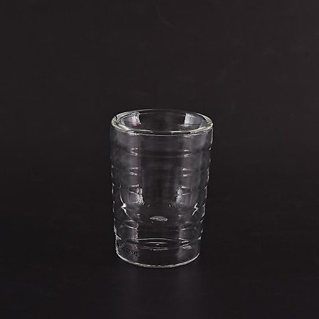 Handblåst Dubbelväggig Glas Kopp Nespresso Kaffemugg Och Koppar Termiskt Glas-hao