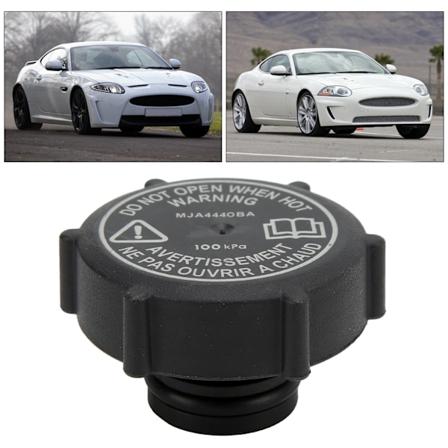 Motorvätskebehållarelock MJA4440BA Expansionsbehållarelock Ersättning för Jaguar XType XJ8 XJR XK8 XKR