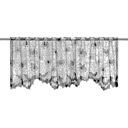 Halloween Spetsiverho Hämähäkinverkko Lepakot Ovi-verho Lampunvarjostin Takka Kangaskoriste