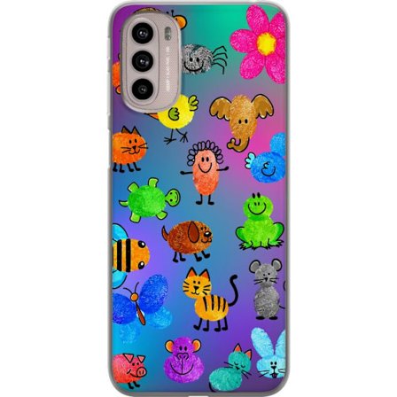 Yhteensopiva Puhelinkuori Motorola Moto G41 Little Scribble Friends