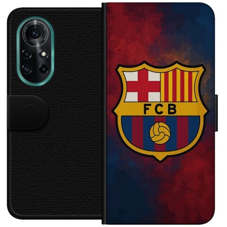 Kompatibelt Lommeboketui til Huawei nova 8 Pro Barcelona emblem