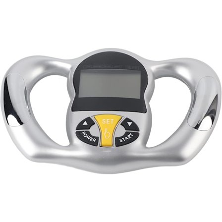 Håndholdt kroppsfettanalysator, kroppssammensetningsmonitor, bærbar kroppsfetttester BMI-måler fettanalysator kroppsfettapsmonitor