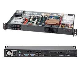 SUPERMICRO SC510 T-203B - kan monteres i rack - 1U - mikro ATX
