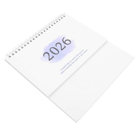 2026 Bordkalender Mini Flip Bordkalender for Planlegging 4 stk