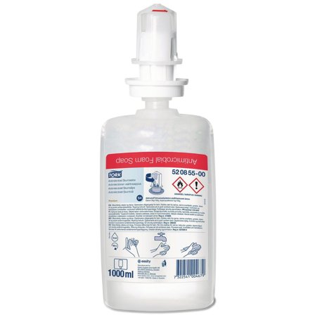 TORK Skumtvål S4 Antimikrobiell 1l - Lyreco - Städ och hygien - Tvål och hygien - Hygiensystem - Tork