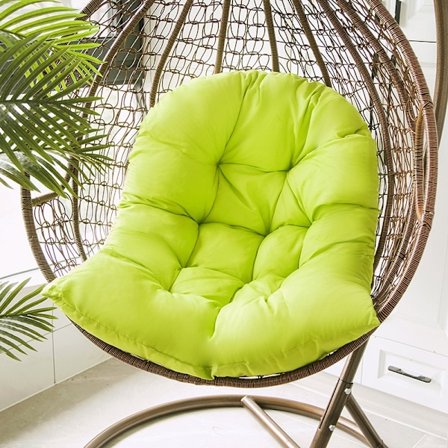 Havelænestolspude i mange farver - Aftagelig til vask - Perfet Green Green-X43- Green 80*120cm