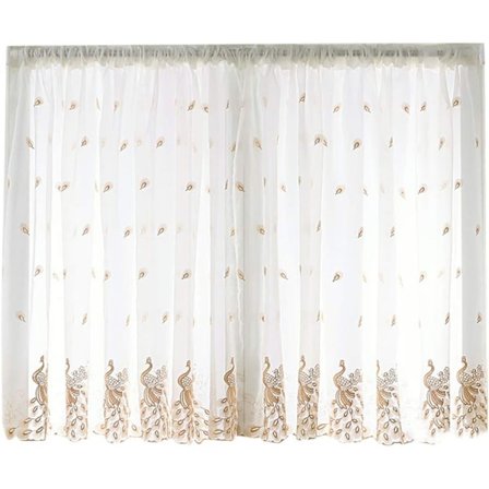 Kort Vindue Gardin Valance