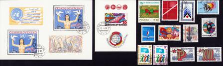 Symboler/logoer - Frimærkepakke - Stemplet