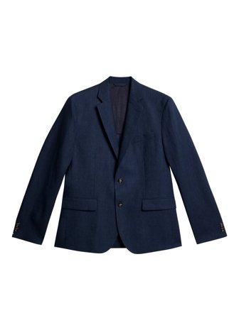 J.Lindeberg - Elton U Super Linen Blazer - Fashion - Blue - Men - 56R