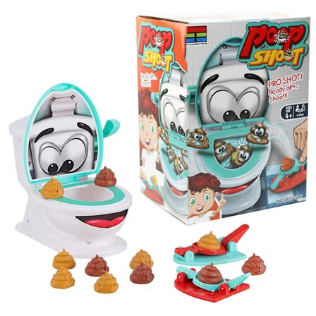 Roligt Familjespel, Kul Bajs-Skjutspel Leksak, Kreativa Toalettbajs-Spel Leksaker Presenter Avstressande Leksaker För Barn, Familjefest Bajs-Skjutspel