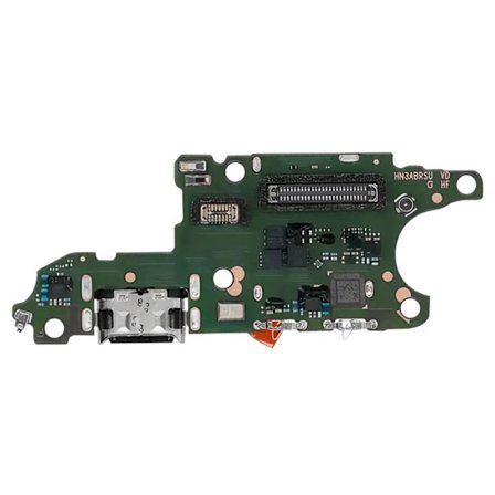 Latausliitin - HONOR - 400 Lite - USB-C - SIM-korttiraati - Mikrofon Musta/Vihreä