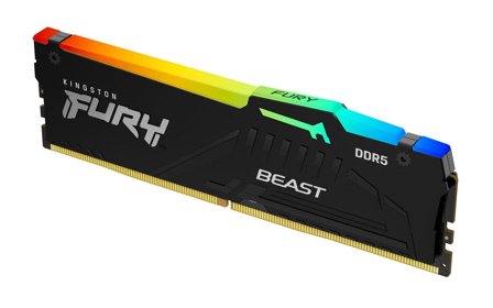 Kingston FURY Beast RGB - DDR5 - modul - 32 GB - DIMM 288-pin - 5600 MHz / PC5-44800 - ikke-bufret