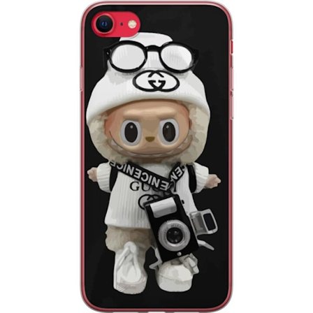 Yhteensopiva Puhelinkuori Apple Apple iPhone 7 Tyylikäs muotoilijafiguuri kameralla ja katutyyliä, leikkisä keräilyfiguuri trendikkäässä kaupun