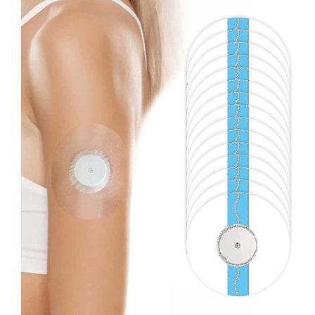 Freestyle Libre 3 Sensor, 45 Stykker Freestyle Libre 2 Gjennomsiktige Plaster Freestyle Libre For Freestyle Libre 1 2 Og 3 Sensorer Selv