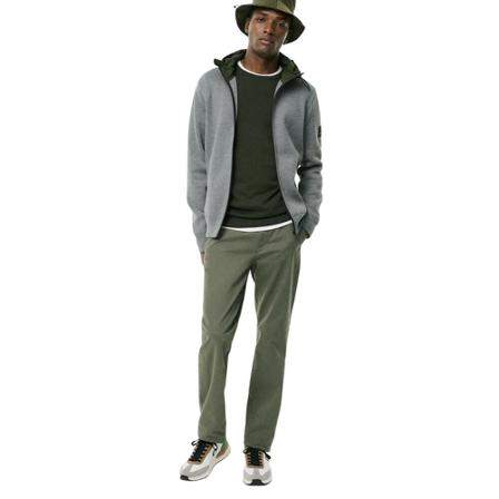 Ecoalf, Straight Trousers Groen, Heren, Maat:W30
