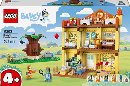 Lego Blueys families hus Byggesæt med et hjem 11203, Børn & Forældre, Motorik & Bevægelse, Klodser Og Stabletårne