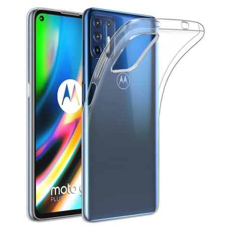 Skal Motorola Moto G9 Plus I Genomskinligt Gummi. Transparent
