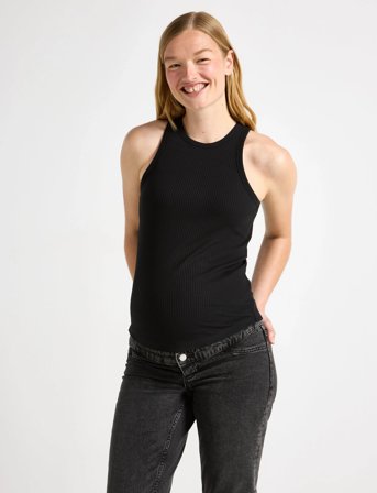 Lindex Top Racer Back Mom - Black - L