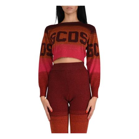 Gcds Round-neck Strik Rød, Dame Striktrøjer