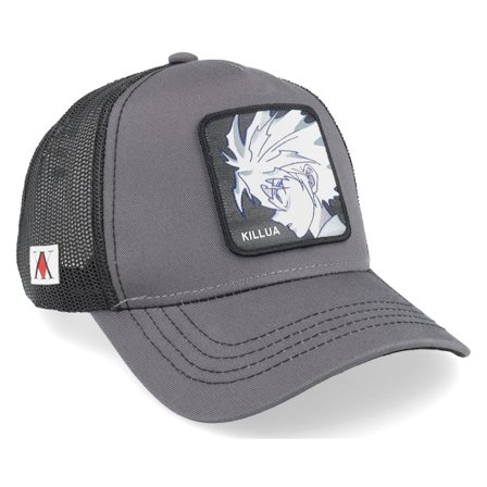 Capslab - Grå trucker Caps - Hunter X Hunter Killua Grey/Black Trucker @ Hatstore