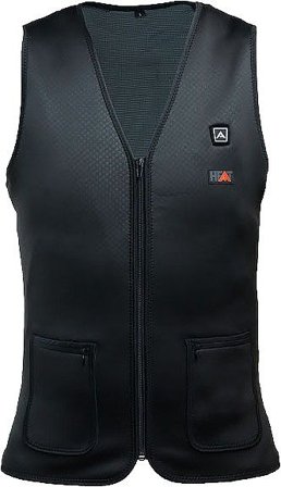 Avignon Heat Vest Thin V-Neck Powerbank Black