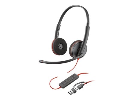 Poly BW 3220 Stereo USB-C HS+USB-C/A