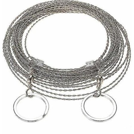 10 meter lang utendørs wiresag, rullesag overlevelseskabel, AC sagwire [XH]