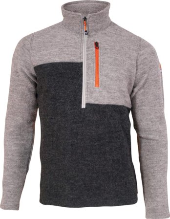 Ivanhoe Women's Ziggy Half Zip Men Mid layer tops Grey S