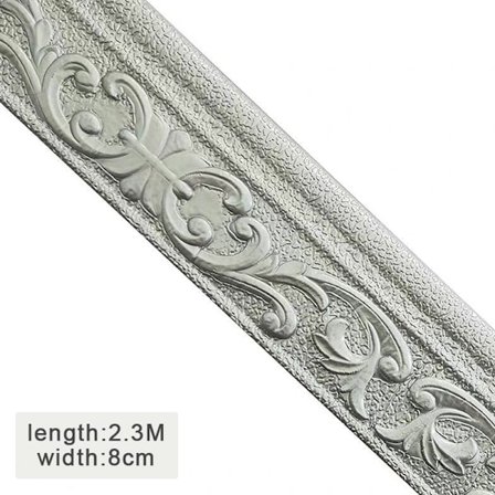 2,3 M Wall Trim Line Tapet Sockel Kant Vattentät Anti-
