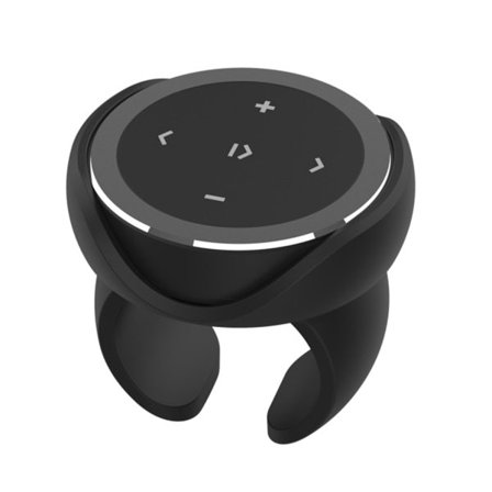 Rattfjernkontroll, trådløs Bluetooth 3.0 medieknapp, musikkavspilling, fjernkontroll Kompatibel med IOS/Android