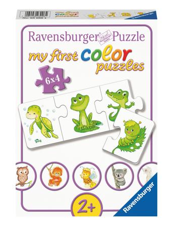 Mine Søte Små Dyr 6X4P Toys Puzzles And Games Puzzles Classic Puzzles Multi/mønstret Ravensburger