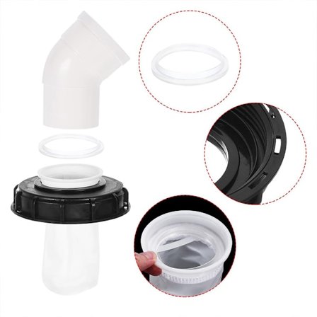 Suodatinkorkki 45° suuttimella IBC-säiliöön