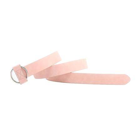 Midjebälte med Polerad Metallspänne Retro Konstläder Enfärgad Damklänningsbälte Midjeband Klädaccessoarer Pink