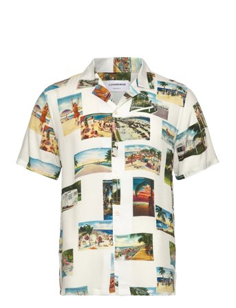 Lindbergh | Resort Viscose Aop Shirt S/S | S