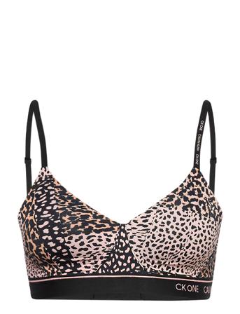 Lightly Lined Bralette Lingerie Bras & Tops Soft Bras Non Wired Bras Vaaleanpunainen Calvin Klein