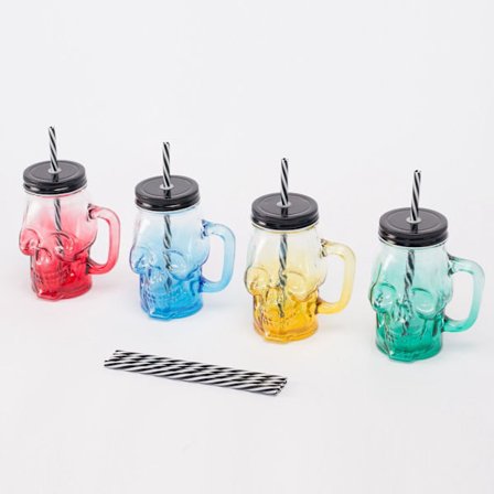 Kallolasisetti kansilla ja pilleillä, 4 kpl