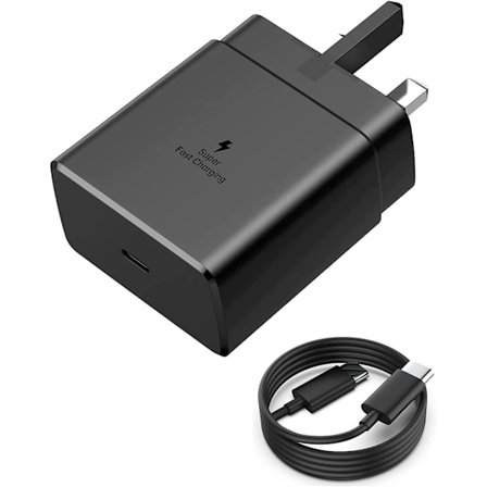 45W USB-C Supernopea Laturi USB-C Liittimellä Samsung Galaxy S23/S23 Ultra/S23+/S22 Ultra/S22+/S22/S21 Ultra/S21+/S21/S20/Note20/note -puhelimille