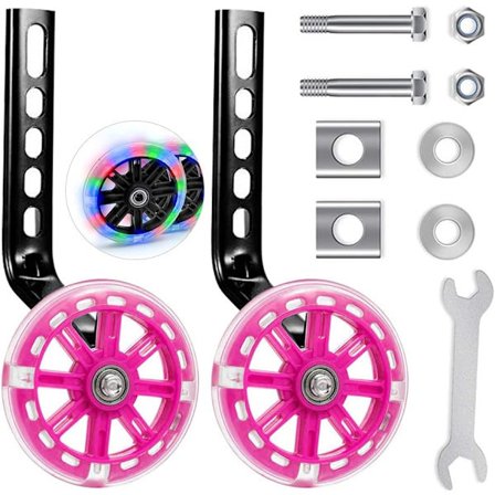 Hjelpehjuler (Rød), Universal Sykkel Stabilisator Sykkel Stabilisator Hjul