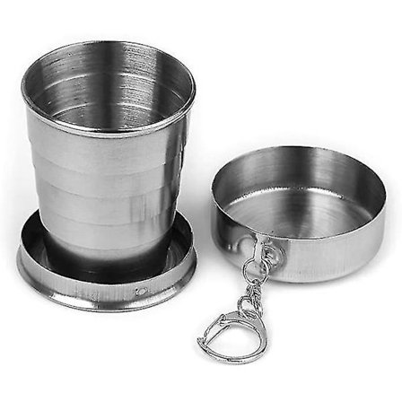 Foldbar Kops i Rustfrit Stål til Camping