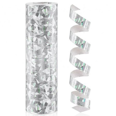 Serpentin Glitter Silver - Partyninja.se