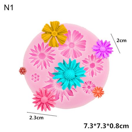 3D Silikon mould Godis Choklad DIY Cake Cookie Cupcake