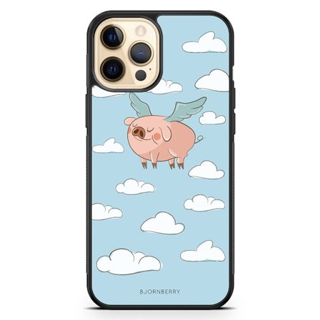 Bjornberry Hårdskal iPhone 12 Pro Max - Flygande Gris