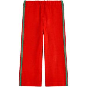 Kids - Gucci Loose fit jogging pants Mini Me Bande Web - Bottoms - 6 years - Red