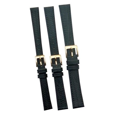 Elegant mönstrat läderband 12/14/16 mm