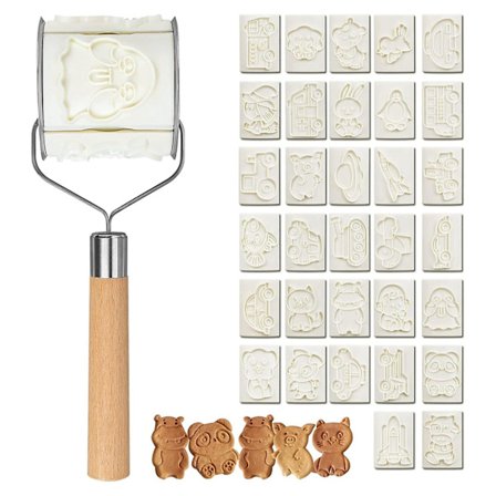 Tegneserieformer Rulle Kakeform Sett Rullende Tønne 32 Kaker Baking Former Enkel Demold For Barn Og Voksne(En Størrelse)