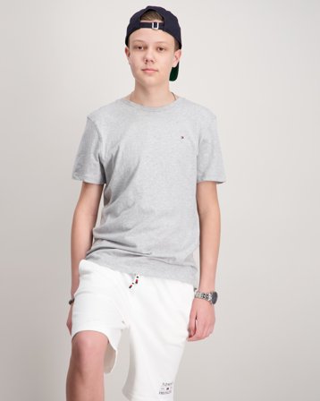 Tommy Hilfiger BOYS BASIC CN KNIT S/S Grau T-Shirts Jungen - Kids Brand Store
