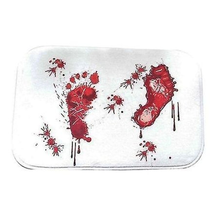 Badrumsmattor Blodiga Fotavtryck Badrumsmatta